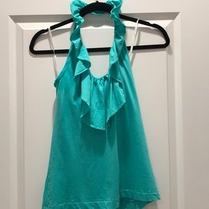 Lilly Pulitzer Ruffled Halter- Size Small
